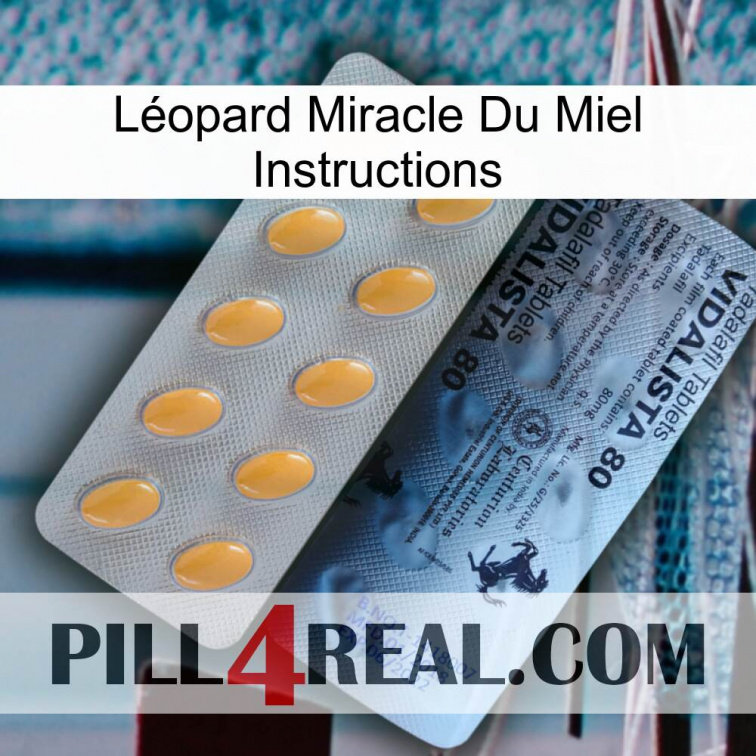 Léopard Miracle Du Miel Instructions 44